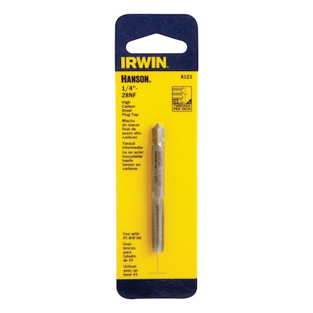 Irwin Irwin Hanson High Carbon Steel SAE Fraction Tap 1/4 in. 1 pc 8123